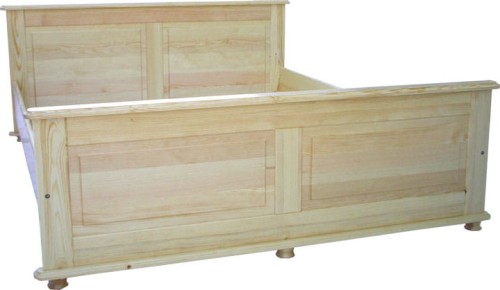 łóżko drewniane LDM-2, drewno sosna
