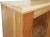 komoda drewniana KDM-8c, drewno lite modrzew lakierowany, wieniec dolny - cokół prosty, front drzwi - prosty, uchwyt - UG19 stare złoto, szyba - witraż W5