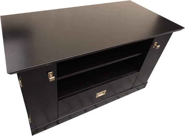 drewniany stolik RTV, model RTVD2, kolor wenge