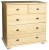 komoda drewniana KDM11a, drewno lite sosnowe lakierowane, stopka