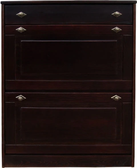 szafka na buty drewniana SBM-2b, kolor wenge