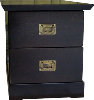 komoda drewniana KDB4a, drewno olcha, kolor wenge