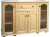 komoda drewniana KDM12, drewno lite  sosnowe lakierowane bezbarwno, stopka, front luk