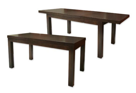 stol drewniany STB1, fornirowany, kolor wenge