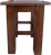 Taboret drewniany sosnowy XL, patyna brąz retro