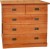komoda drewniana KDB11a, drewno olcha, kolor wenge