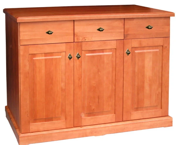 komoda drewniana KDM-9b, drewno modrzew, wieniec prosty