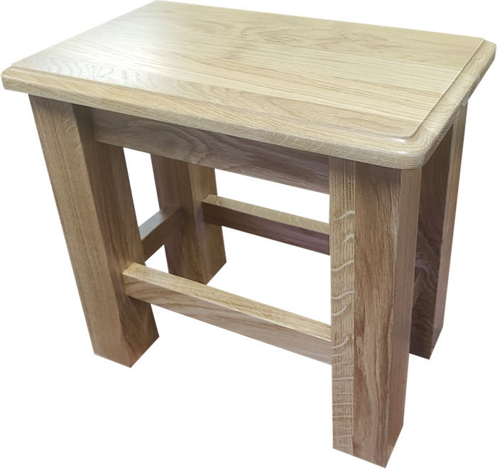 taboret 2XL z 100% drewna litego dębowego
